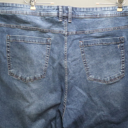 TPJ The Perfect Jean Thick Thicc Stretch Jeans Mens 50x30 Blue Athletic Fit