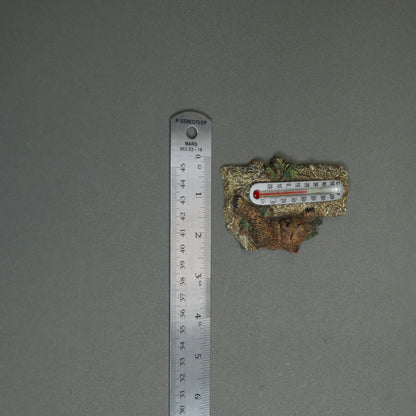 AcuRite Bear Log Wall Hanging Thermometer Rustic Cabin Decor Chaney Instrument Co