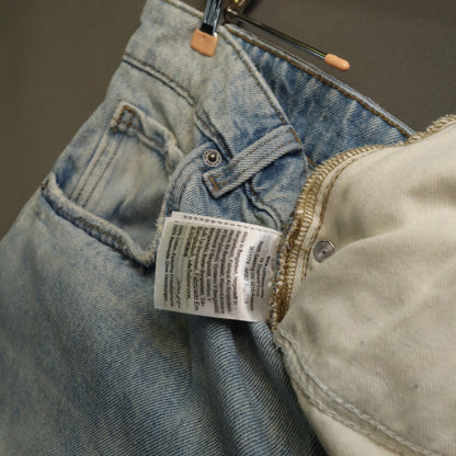 Cotton On Baggy Fit Light Wash Jeans Mens 32 Relaxed Straight Denim 100% Cotton