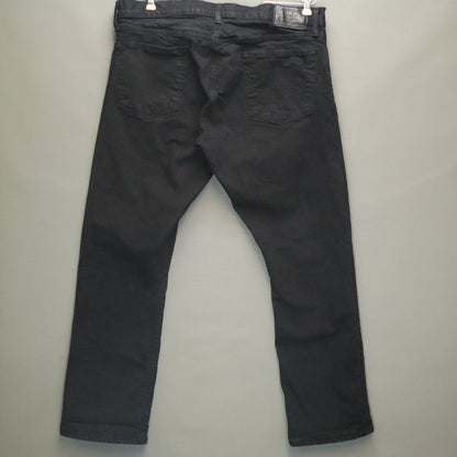 Polo Ralph Lauren Varick Slim Straight Black Jeans Mens 36x30 Denim Pants