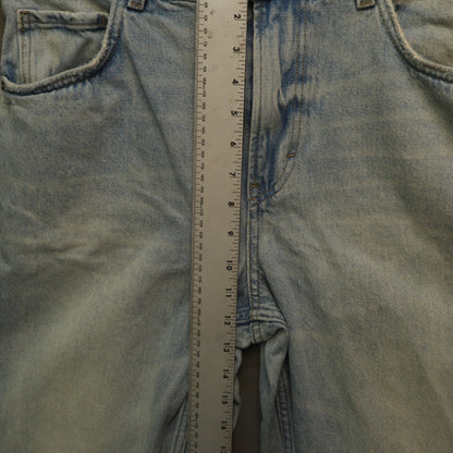 Cotton On Baggy Fit Light Wash Jeans Mens 32 Relaxed Straight Denim 100% Cotton