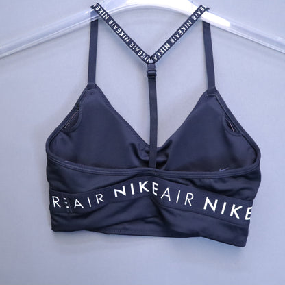Nike Lingerie SNike Air Dri-FIT Indy Light Support Sports Bra Womens Small Black T-Back Strap