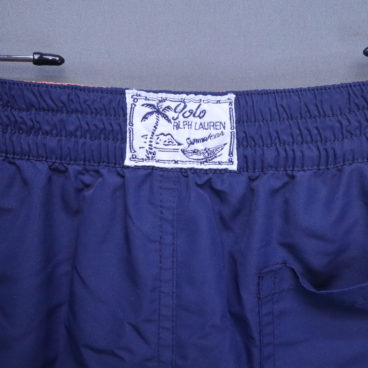 Polo Ralph Lauren Swim Trunks Boys XL 18-20 Board Shorts Navy Blue Big Pony Mesh