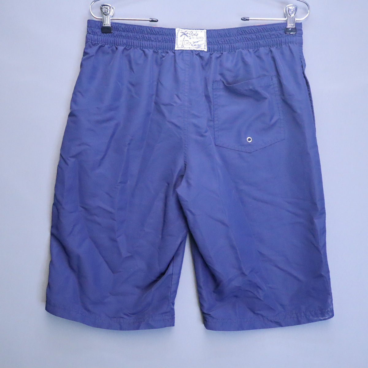 Polo Ralph Lauren Swim Trunks Boys XL 18-20 Board Shorts Blue Pink Pony Boardshort