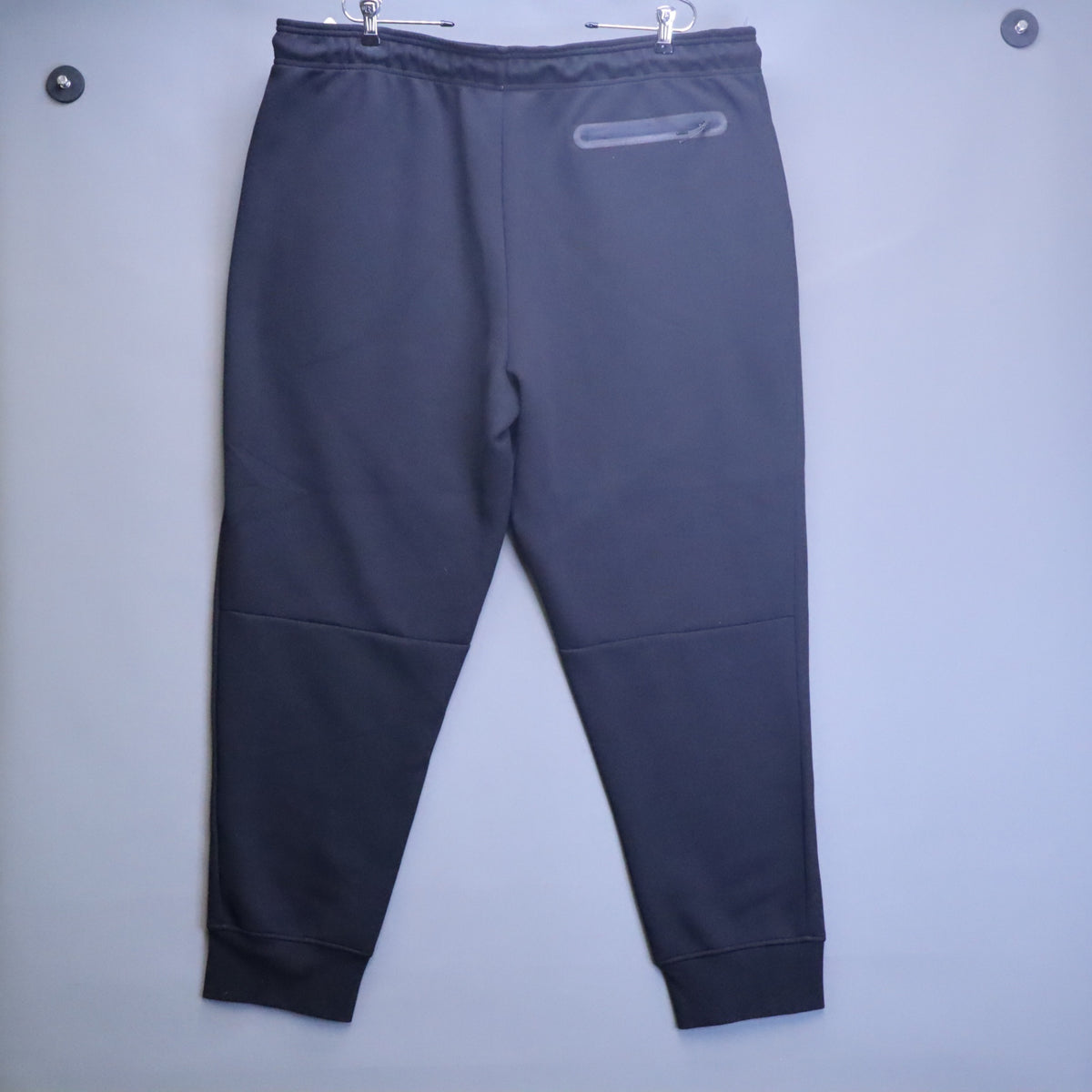 NWT Reebok Mens Slim Fit Fleece Jogger Sweatpants Black 3XL Zipper Pocket Tech