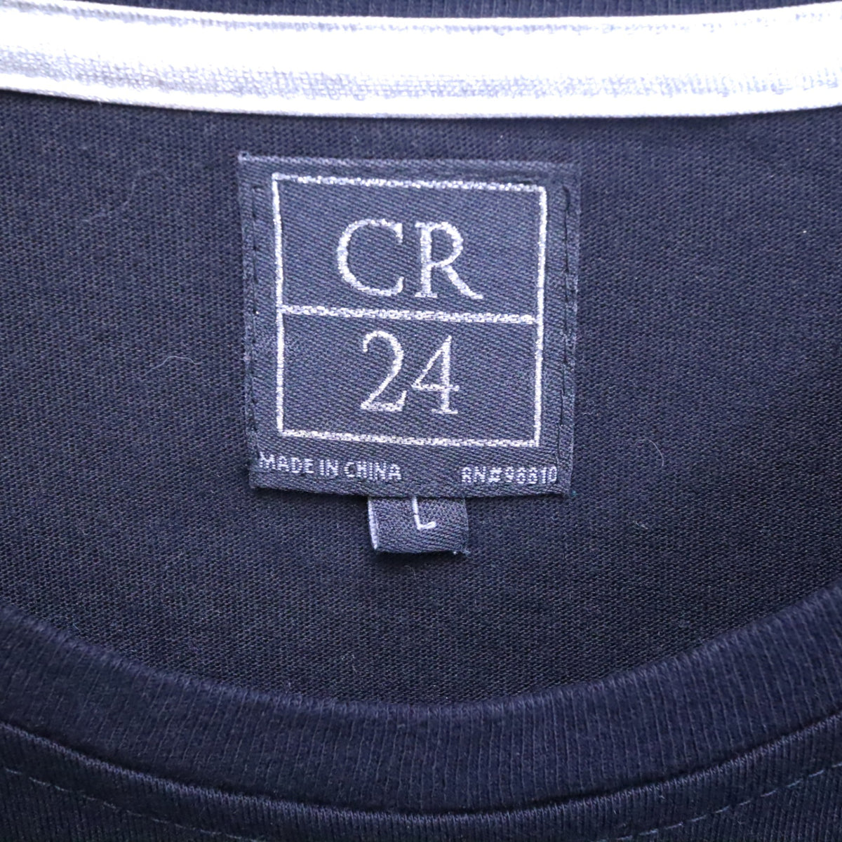 CR24 Money Bear Rhinestone T-Shirt Mens Large Black Crystal Studded Streetwear L