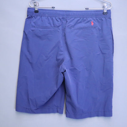 Polo Ralph Lauren Swim Trunks Boys XL 18-20 Board Shorts Blue Pink Pony Boardshort