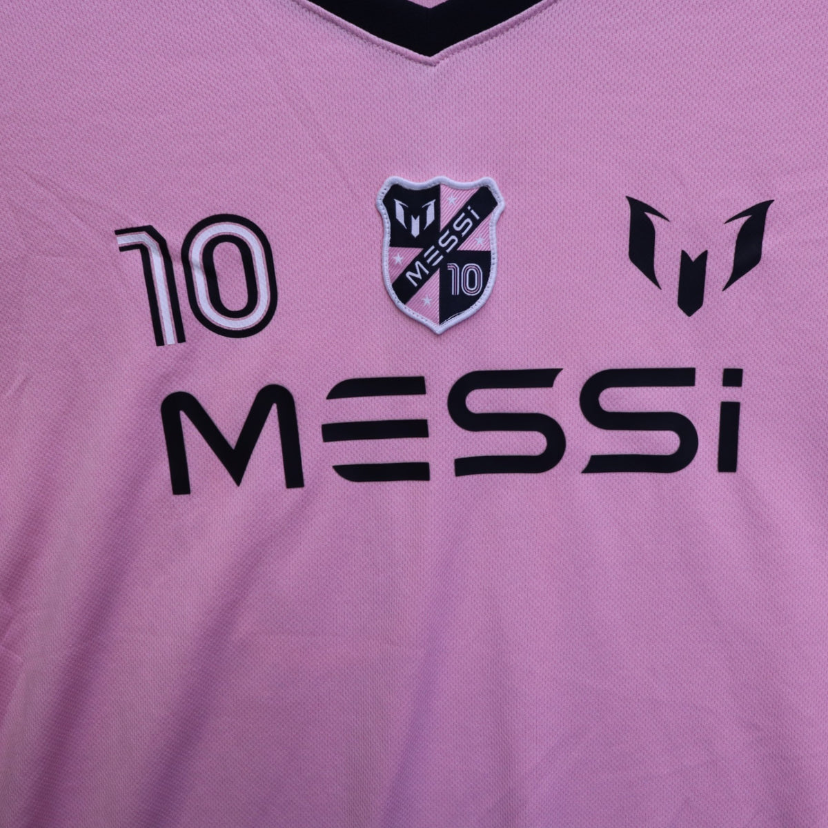 Lionel Messi Collection #10 Pink Inter Miami Style Soccer Jersey & Shorts Set L