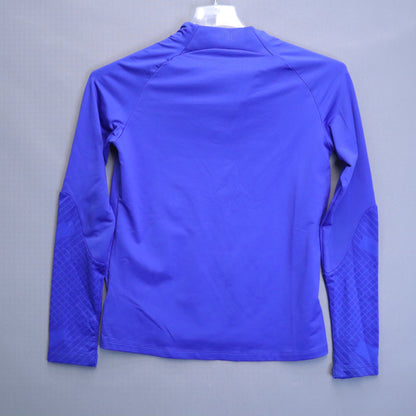 Nike Dri-FIT Paris Saint-Germain PSG 1/4 Zip Drill Top Youth XL Blue Soccer Shirt