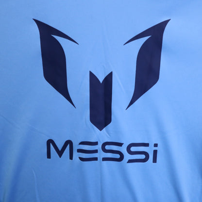 Lionel Messi Collection #10 Soccer Jersey Youth XL Light Blue Argentina Logo Tee