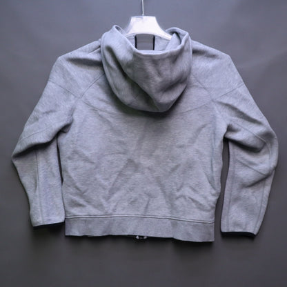 Nike Tech Fleece Full Zip Windrunner Hoodie Mens Large Heather Grey Black Trim L