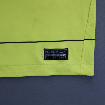 Nike Chelsea FC 2021-22 Away Soccer Jersey Youth Large Volt Yellow Pinstripe 3