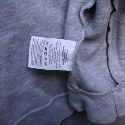 Nike Tech Fleece Full Zip Windrunner Hoodie Mens Large Heather Grey Black Trim L