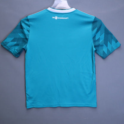 Adidas Germany 2018 World Cup Away Soccer Jersey Youth Large Teal DFB Climalite