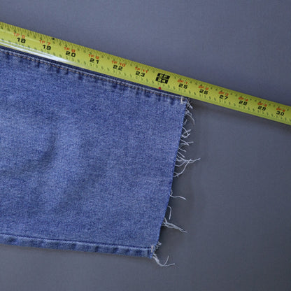 NWT Almost Famous Boyfriend Jeans Size 13 Distressed Raw Hem High Rise Denim