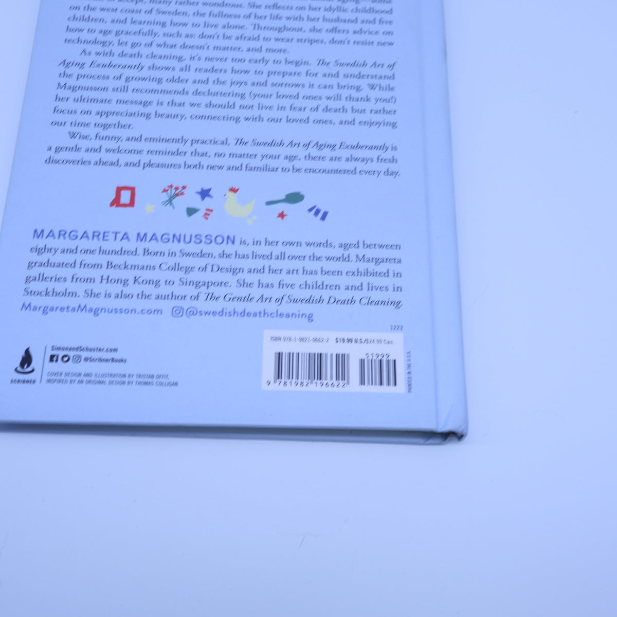 The Swedish Art of Aging Exuberantly Margareta Magnusson Hardcover Book