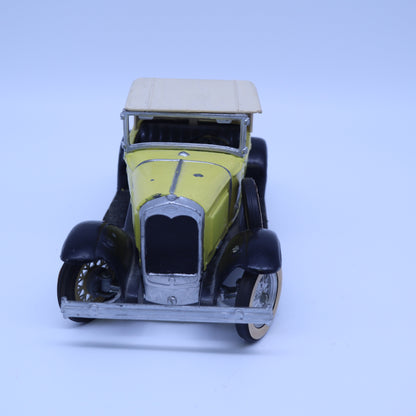 Vintage Hubley Metal Toy Car 1930 Packard Roadster Convertible Rumble Seat Yellow