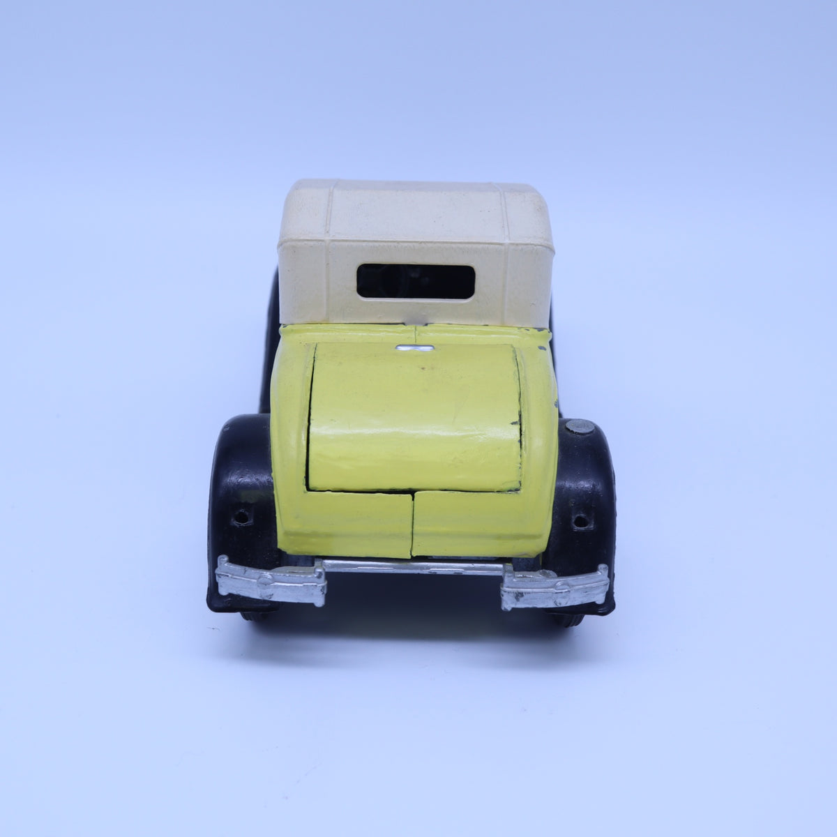 Vintage Hubley Metal Toy Car 1930 Packard Roadster Convertible Rumble Seat Yellow