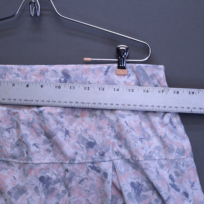 Etonic Tennis Skort Skirt Womens Large Pink Gray Camo Pleated Built-in Shorts