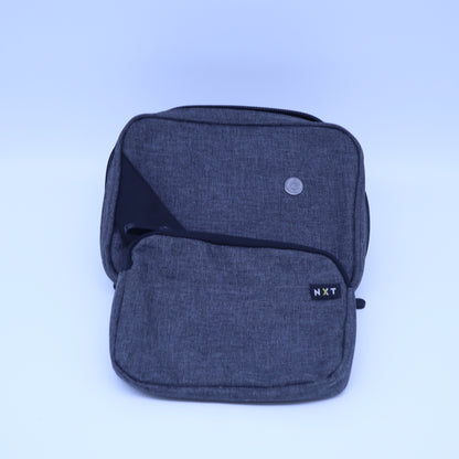 NXT Tech Travel Organizer Case Modular 2-Piece Cable Accessory Pouch Heather Gray