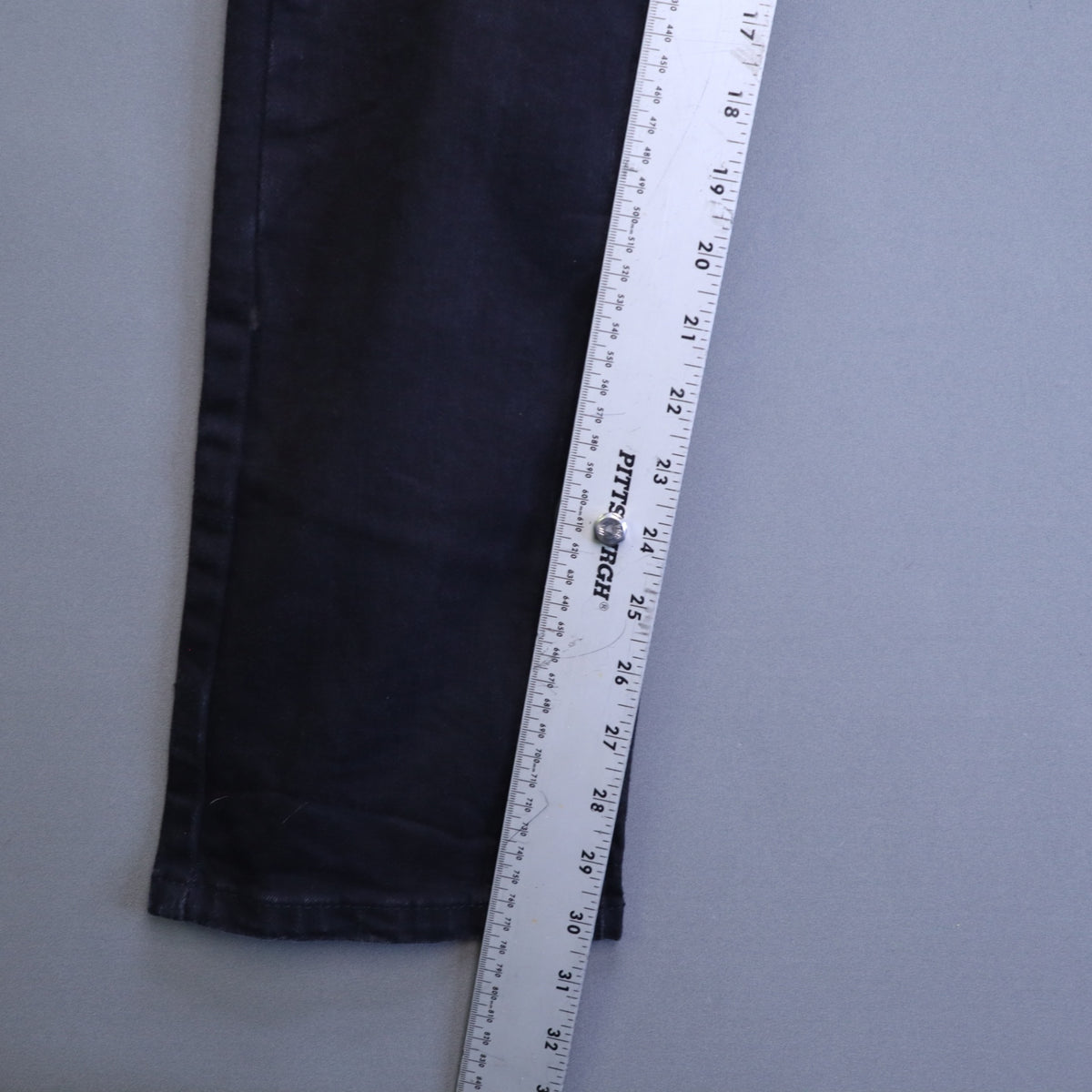 Levis 514 Straight Fit Jeans Mens W29 L32 Faded Black Denim Red Tab Pants