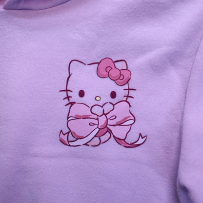 Sanrio Hello Kitty and Friends Hoodie Girls Small 6/7 Lavender Purple Pullover
