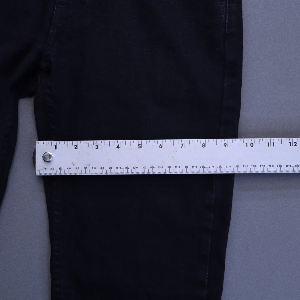 Levis 514 Straight Fit Jeans Mens W29 L32 Faded Black Denim Red Tab Pants