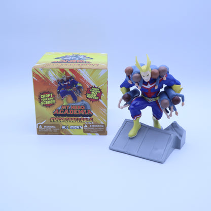 My Hero Academia All Might Mega Craftable Diorama Figure Funimation Just Toys Box