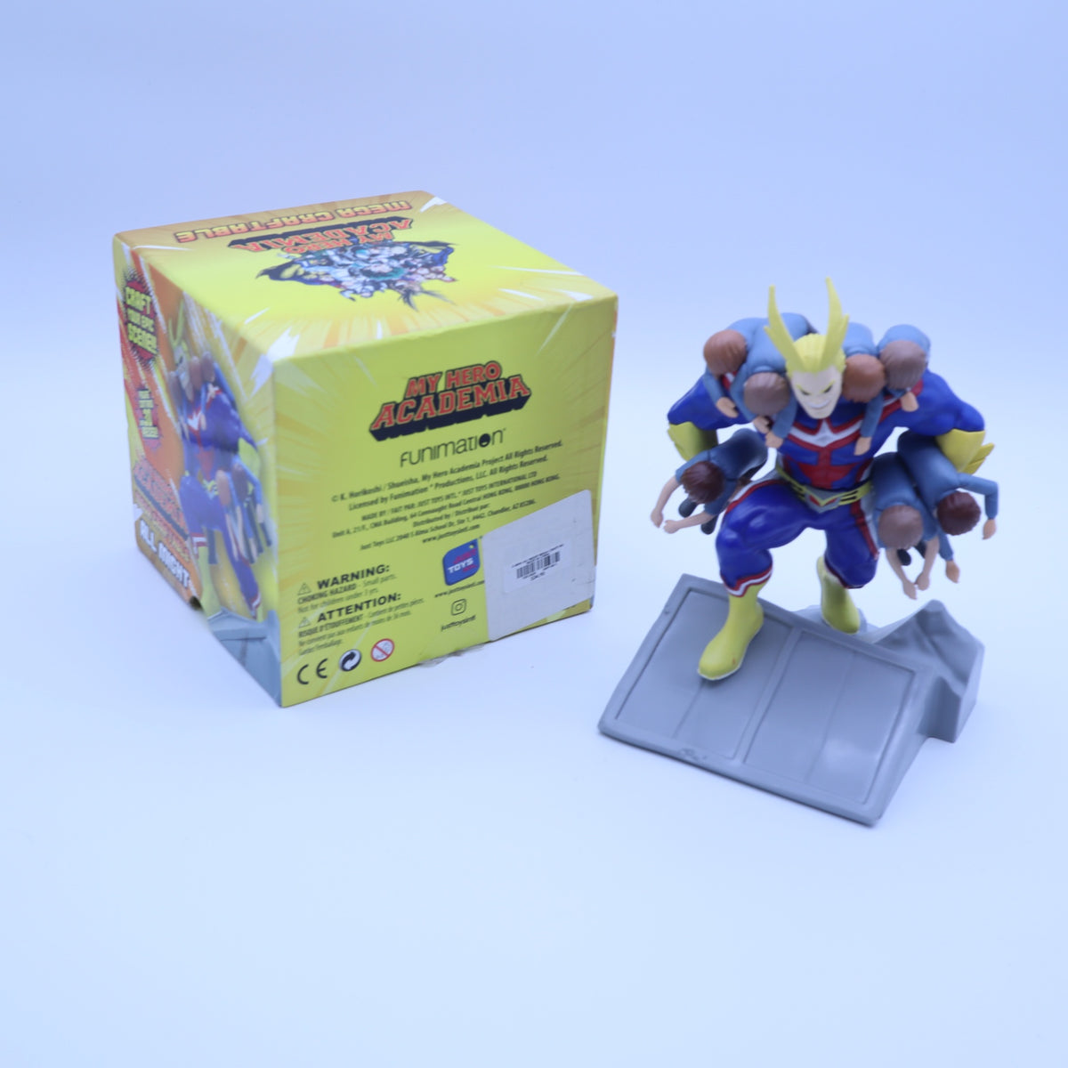 My Hero Academia All Might Mega Craftable Diorama Figure Funimation Just Toys Box