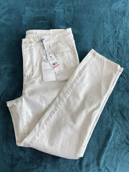 Tommy Bahama High Waist Ankle Metallic Jeans Women’s Size 10