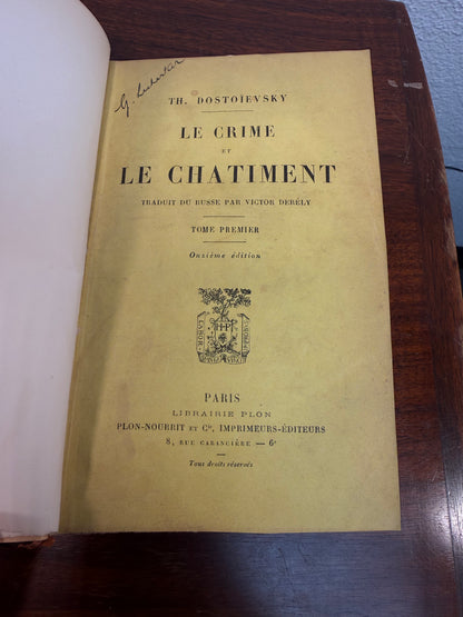 Le Crime Et Le Chatiment