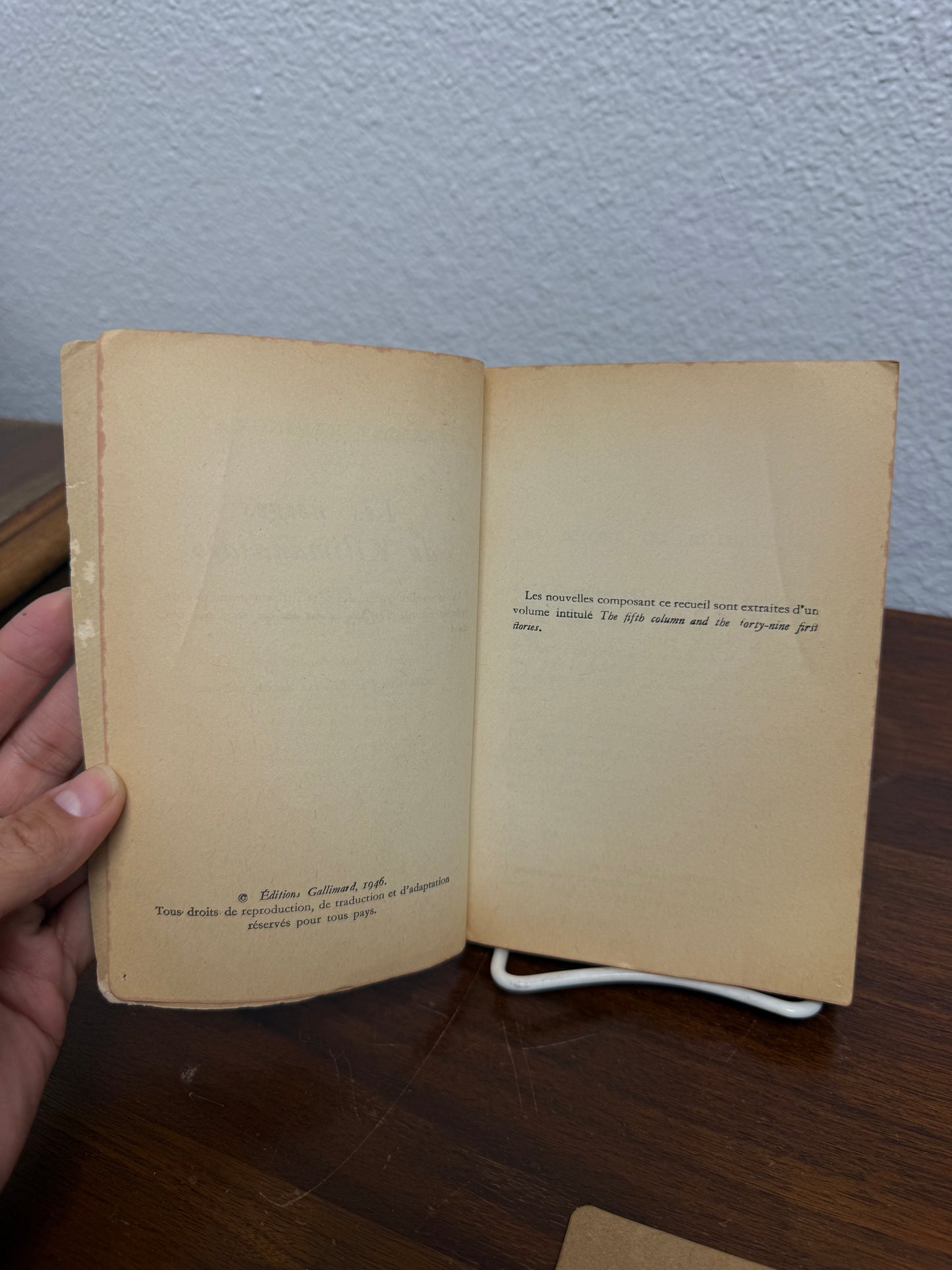 Ernest Hemingway Les Neiges du Kilimanjaro 1946 Edition