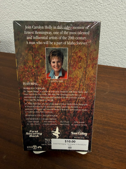 Ernest Hemingway "Hemingway in the Autumn" VHS