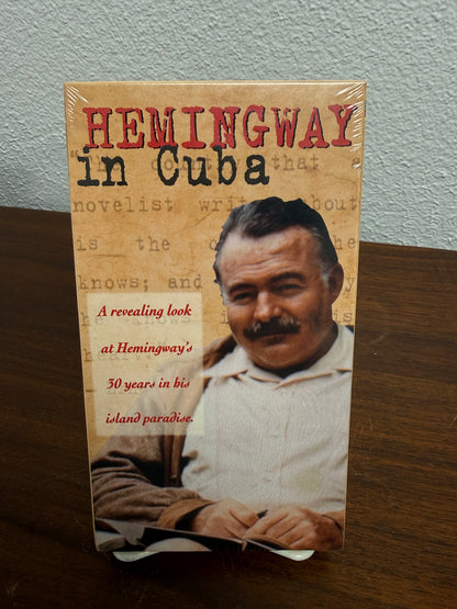Ernest Hemingway "Hemingway in Cuba" VHS