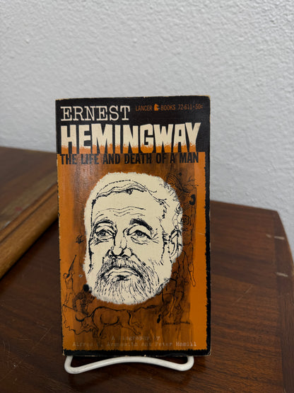 Ernest Hemingway "The Life and Death of A Man" 1961 Print