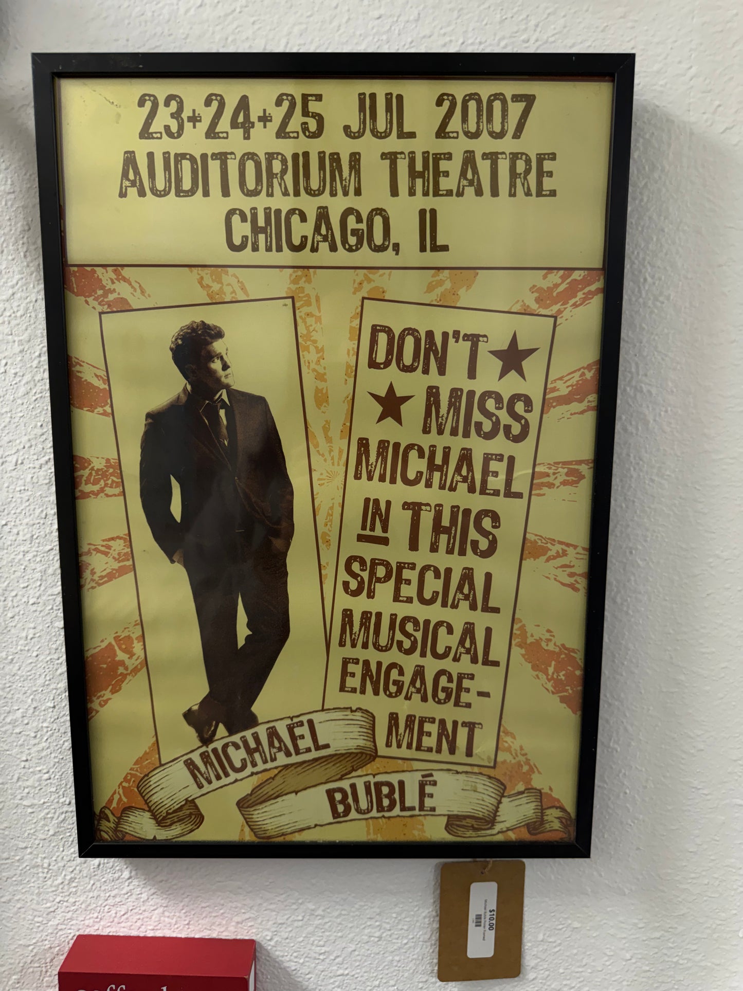 Michael Buble Poster Framed