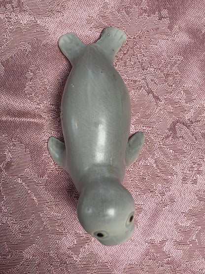 Vintage OMC Otagiri Japan Grey Seal Figurine RARE