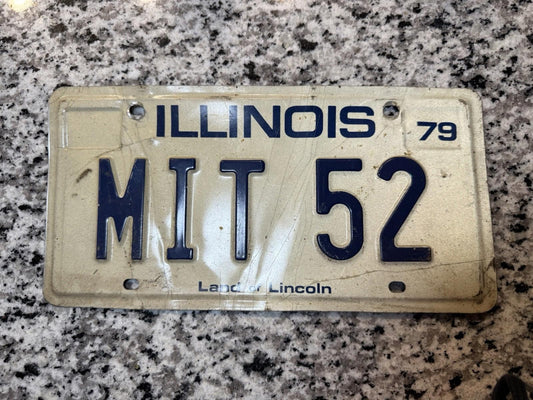 1979 Illinois License Plate