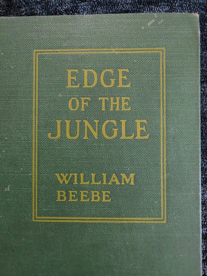 1921 Antique Exploration Story "Edge of the Jungle"